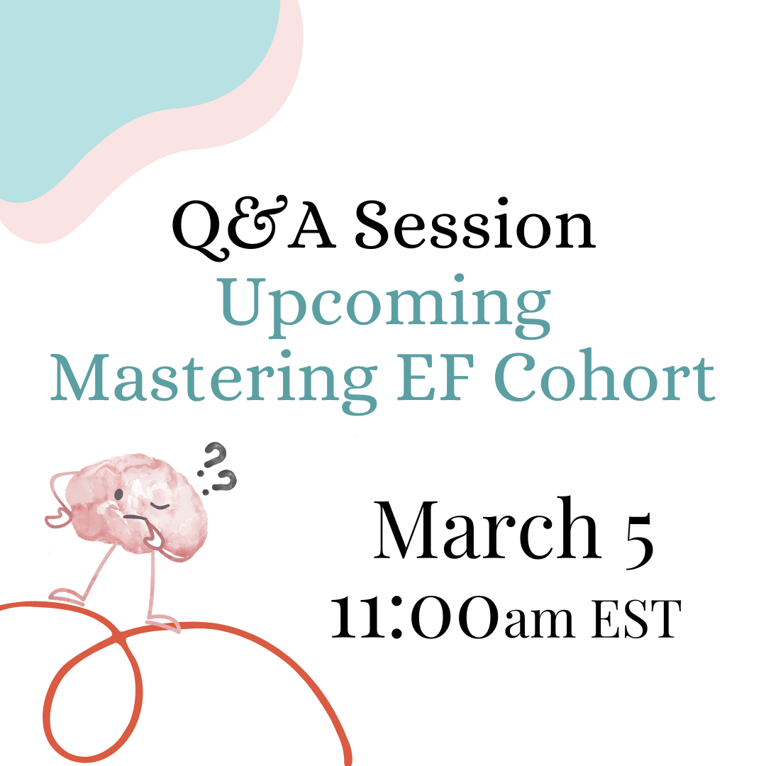 Q&A - Upcoming Mastering EF Cohort