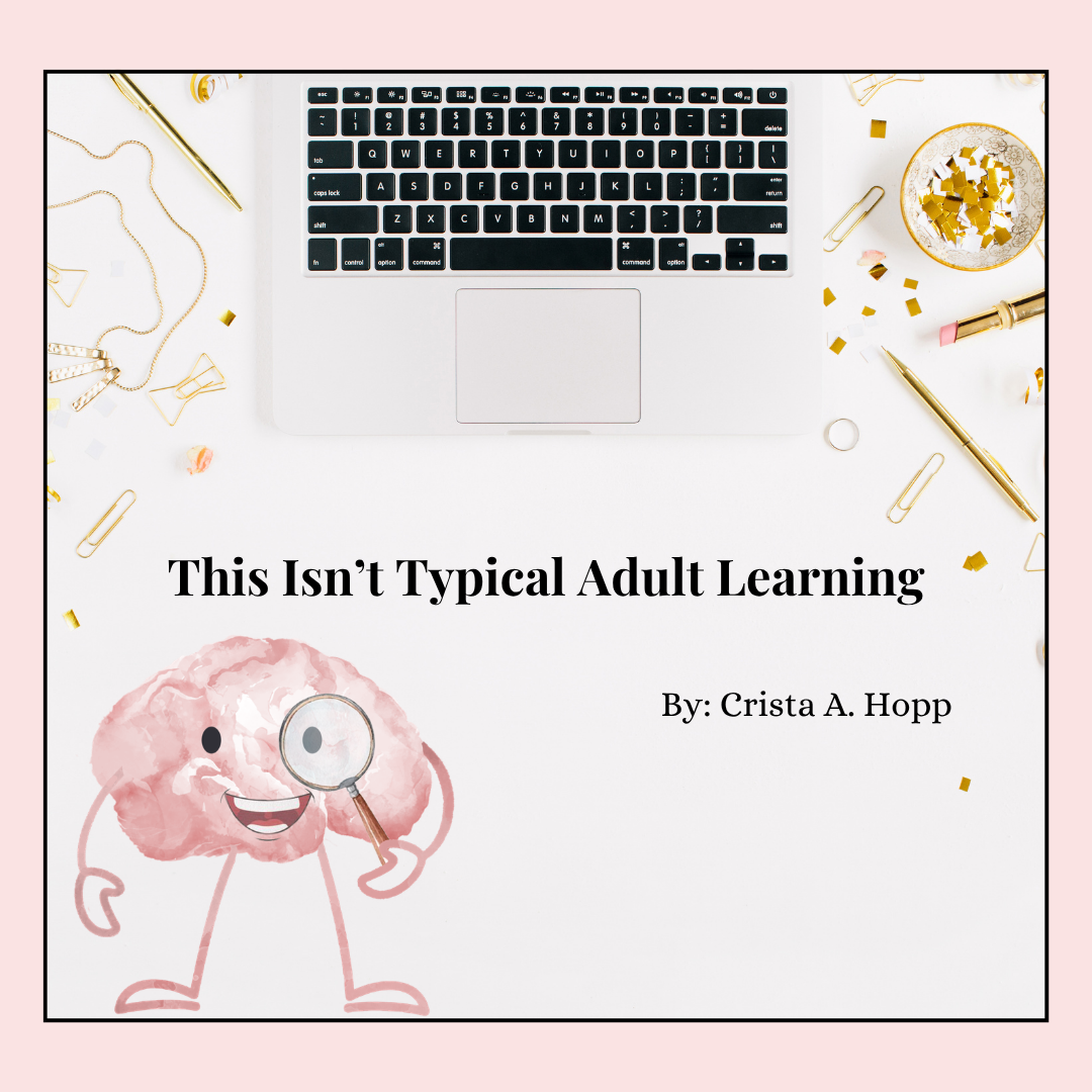 This Isn’t Typical Adult Learning