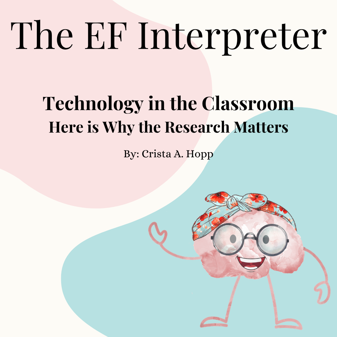 Technology in the Classroom - Here is why the research matters