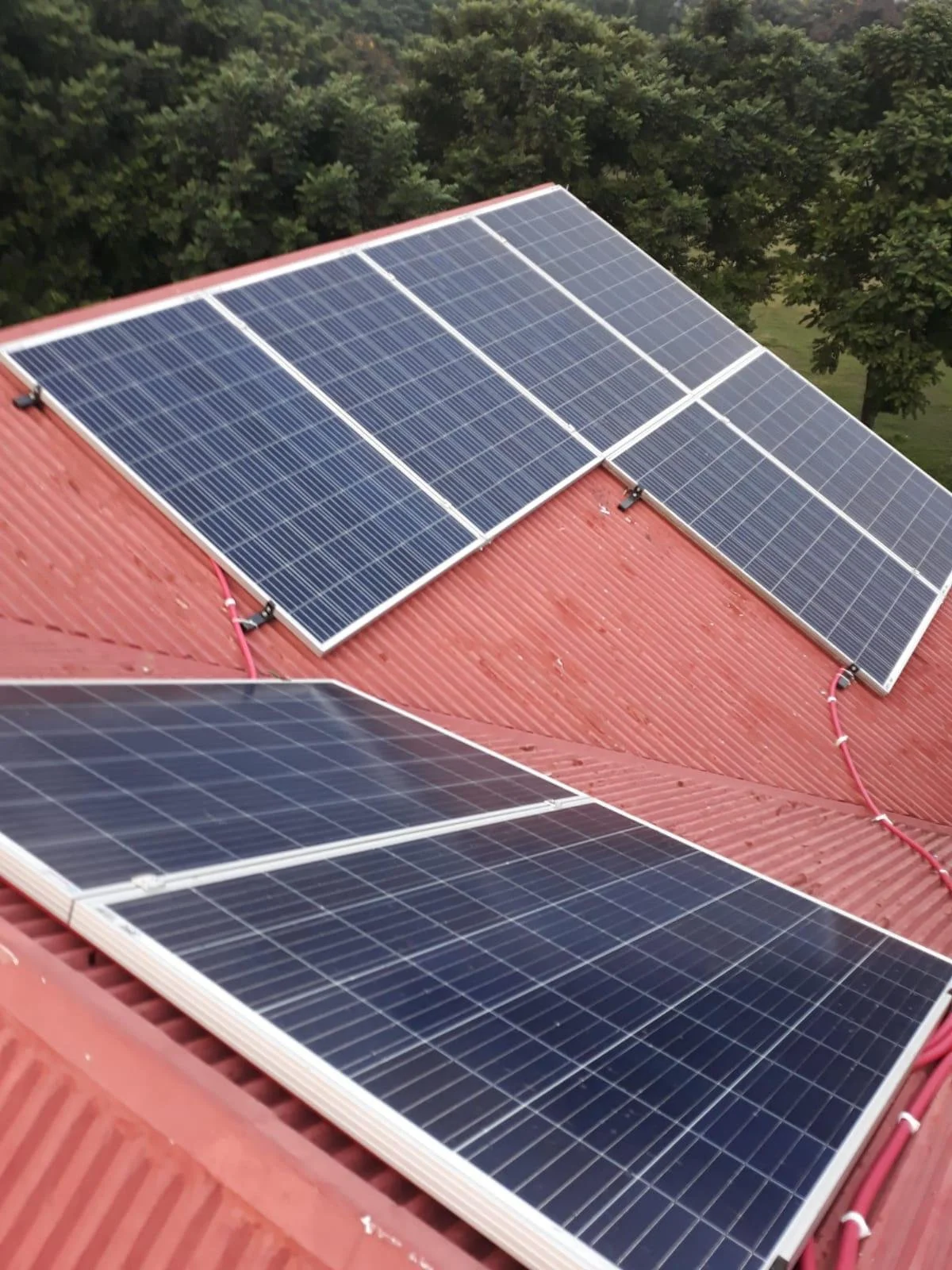 Rooftop solar installation by KVion
