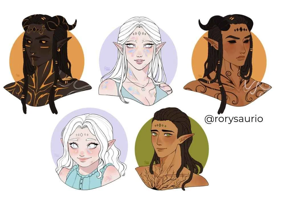 The Main Found Family in the Eclipse Realms Saga