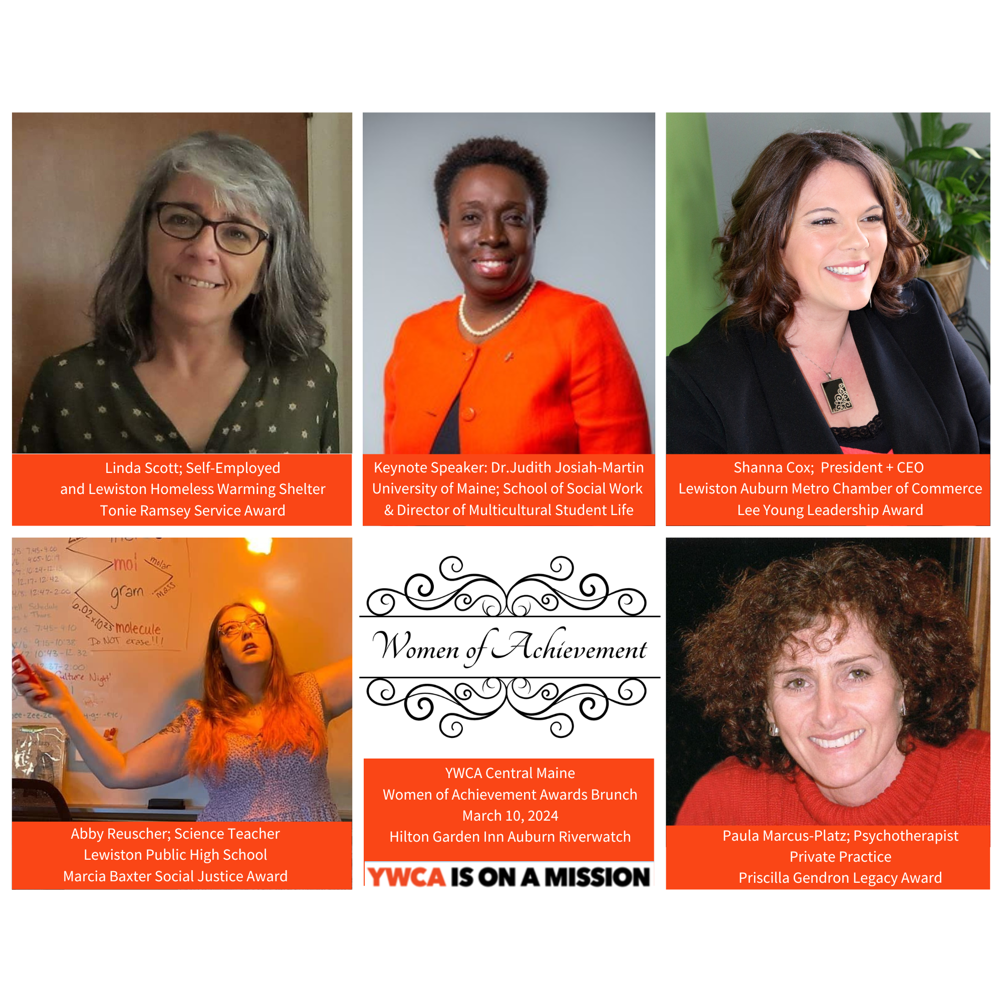 FOR IMMEDIATE RELEASE: YWCA'sWomen of Achievement Awards Announcing award winners and keynote speaker