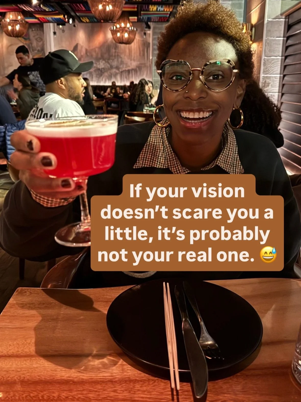 Hey visionary love,

Let me tell you something I&rsquo;ve been telling my clients a lot lately: 

So many people think they&rsquo;re stuck because they don&rsquo;t have clarity&hellip;

But clarity isn&rsquo;t the problem.
Courage is.

I&rsquo;ve had