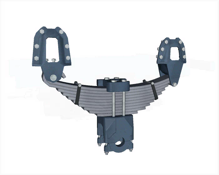 The isolated Leaf Spring assembly.