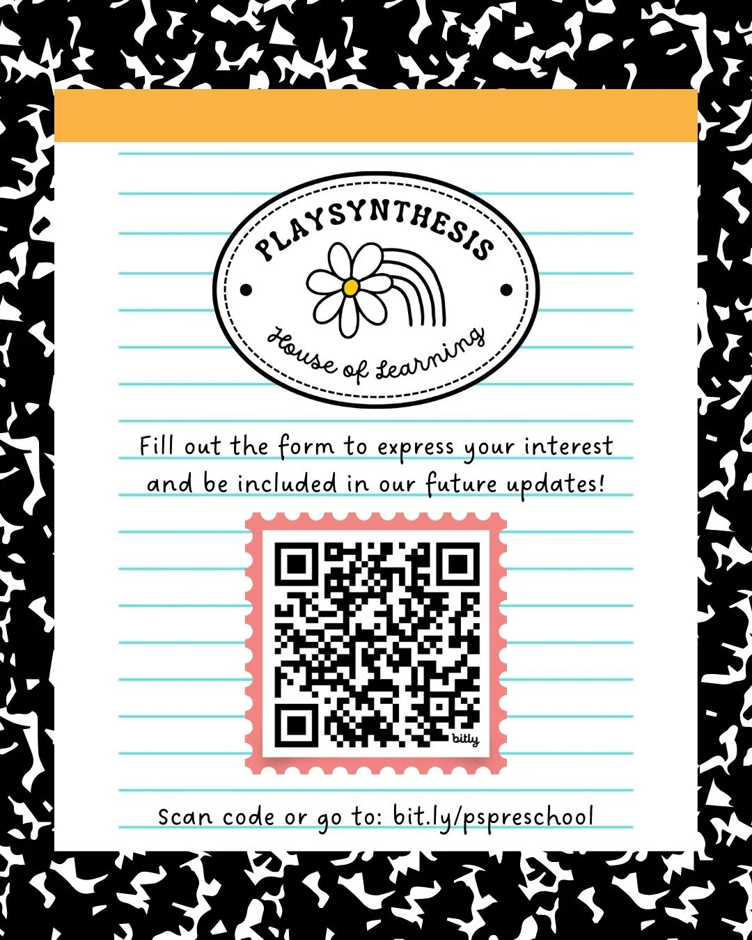 I&rsquo;ve been chatting with a few of you who are interested in possibly enrolling your little ones at Playsynthesis House of Learning.

Here&rsquo;s a quick interest form to help me understand your family&rsquo;s needs and keep you updated on our n
