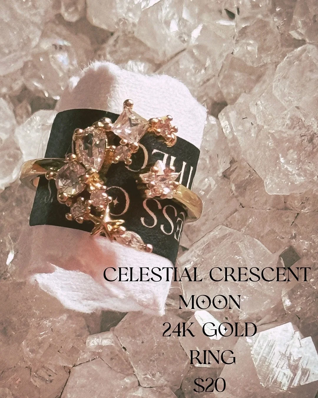 All that glitters ✨ Shop our Enchanted Adornments Collection: Ring edition
We chose a variety of fine gems and crystals to compliment your inner beauty. Work with the energies of the crystals or just sparkle and shine these pretties are enchanted fo