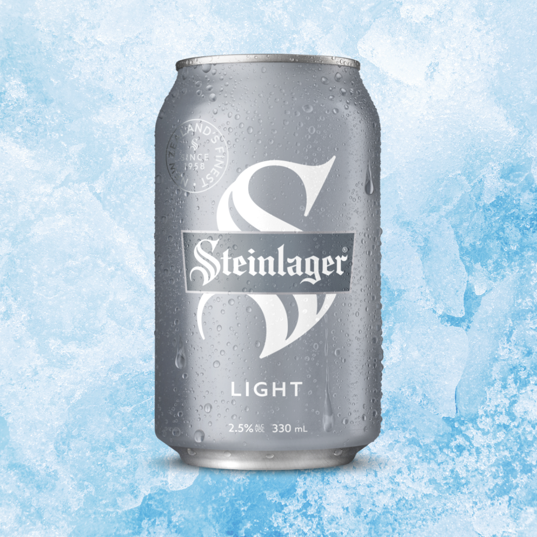 Steinlager light beer can