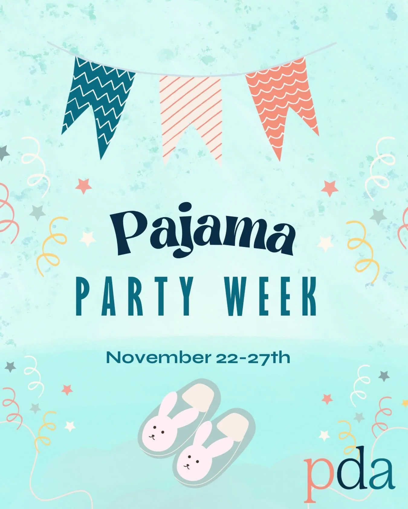 ✨❄️ PJ PARTY WEEK STARTS TOMORROW ❄️✨

With the colder weather rolling in, we&rsquo;re turning up the cozy at the studio! From November 22&ndash;27, dancers can wear their favourite pajamas to class &mdash; fuzzy onesies, matching sets, flannels&hell