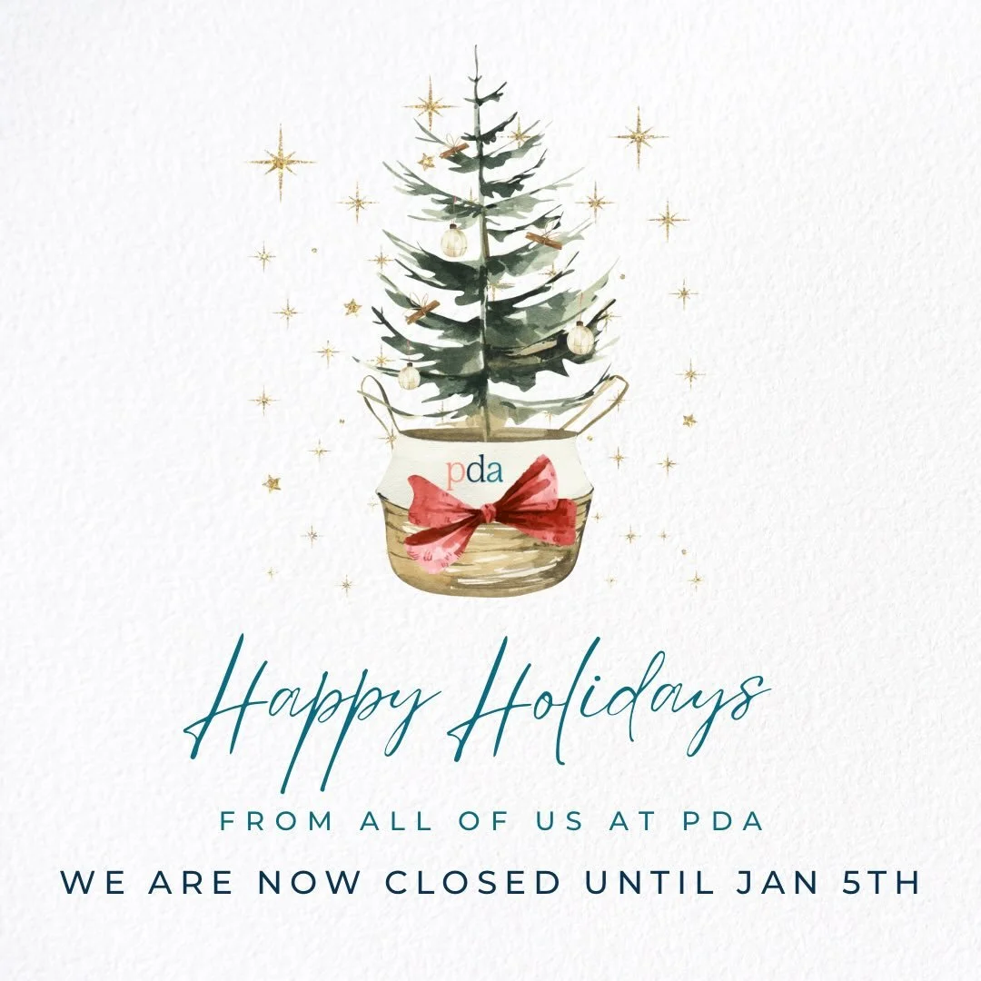 Happy Holidays from all of us at PDA! 

We are so grateful for our amazing dancers and families and wish you all a wonderful holiday season. 

The studio is now closed until January 4 2026, with all classes resuming on Monday, January 5, 2026.

Enjoy