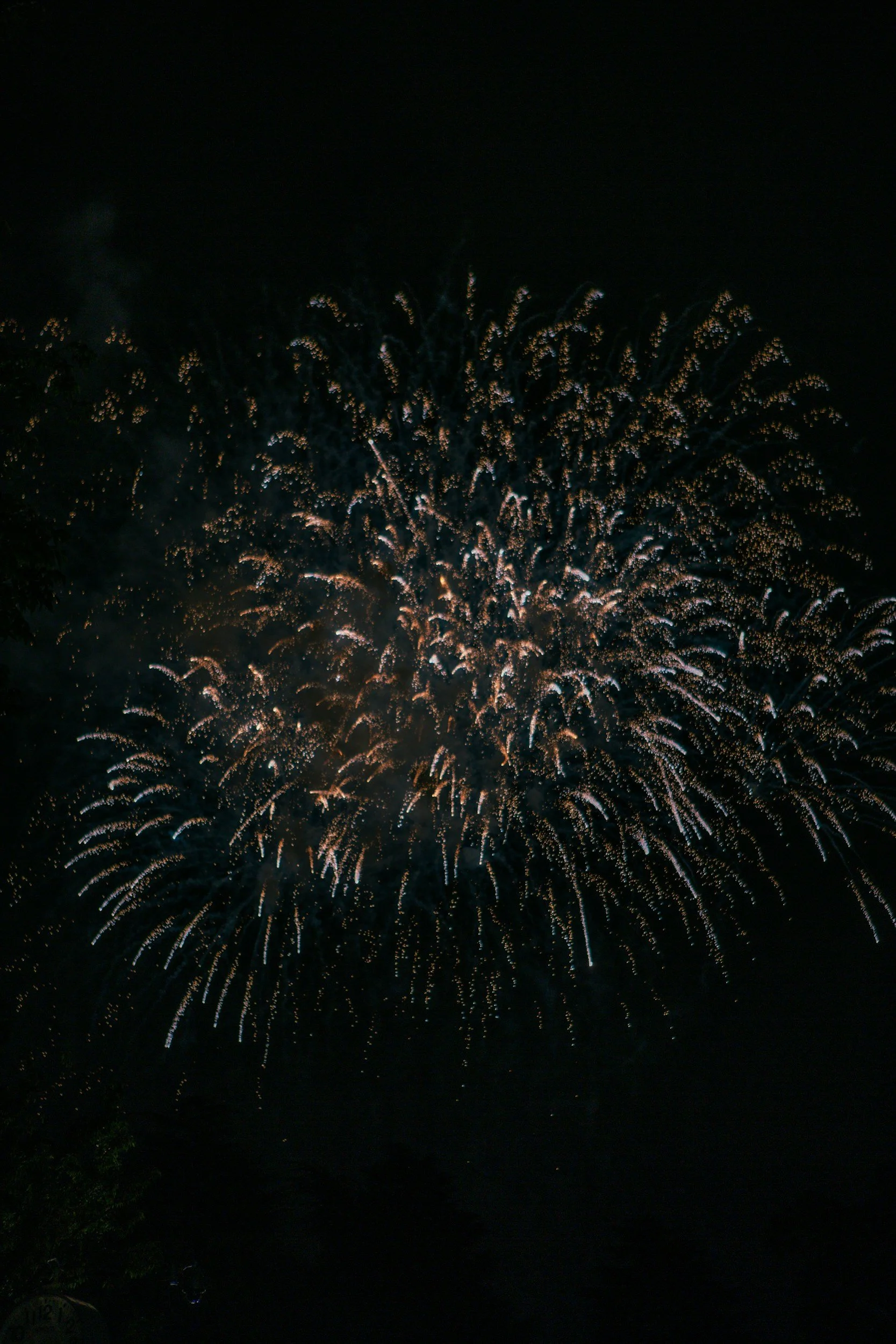 Fireworks at night