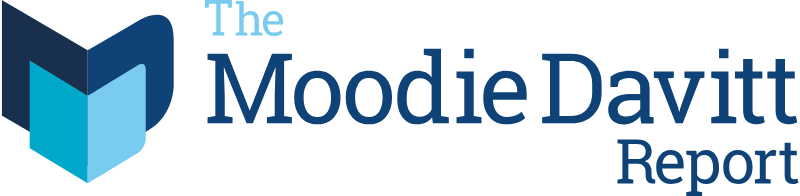 My work has been featured on The Moodie Davitt Report, image of Moodie Davitt Report logo