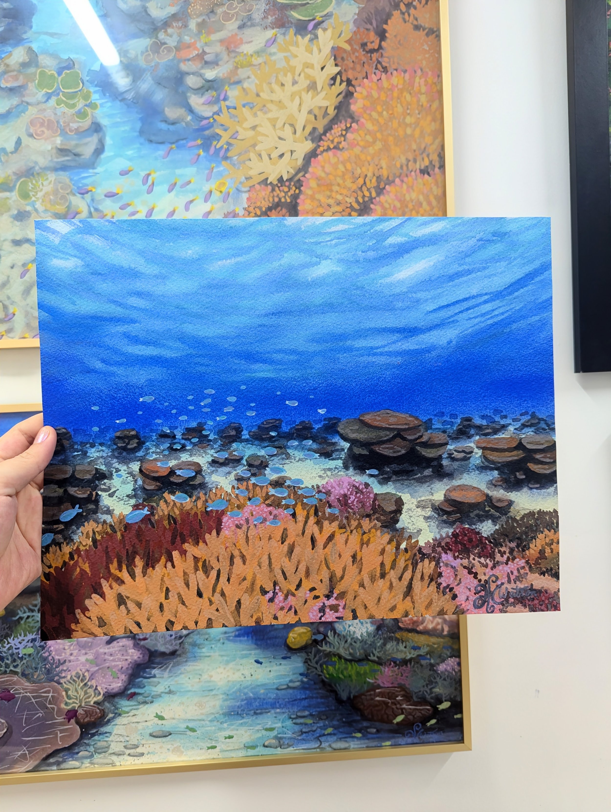 Reef watercolour painting #3