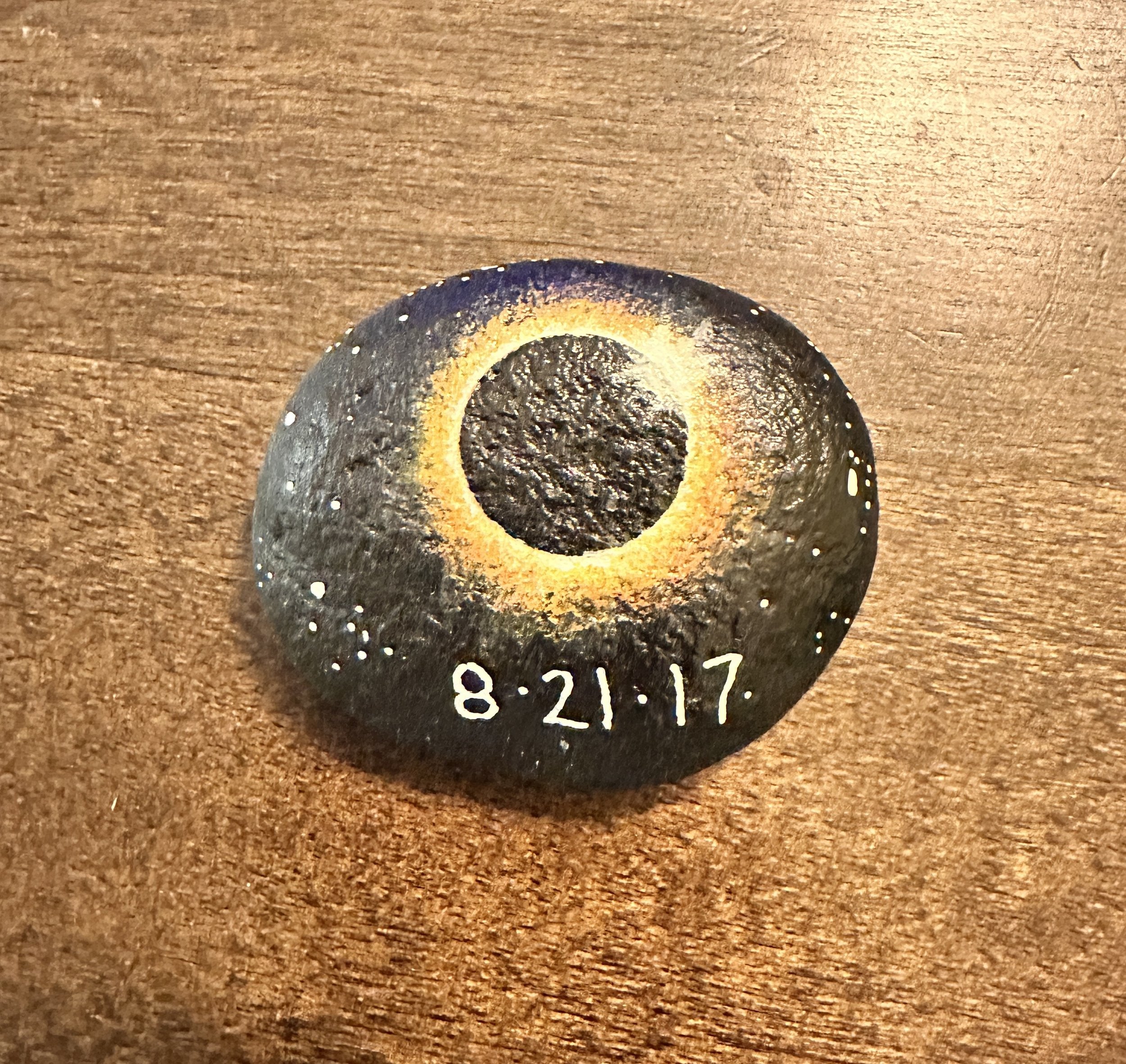 Total eclipse rock, Tennessee, 2017