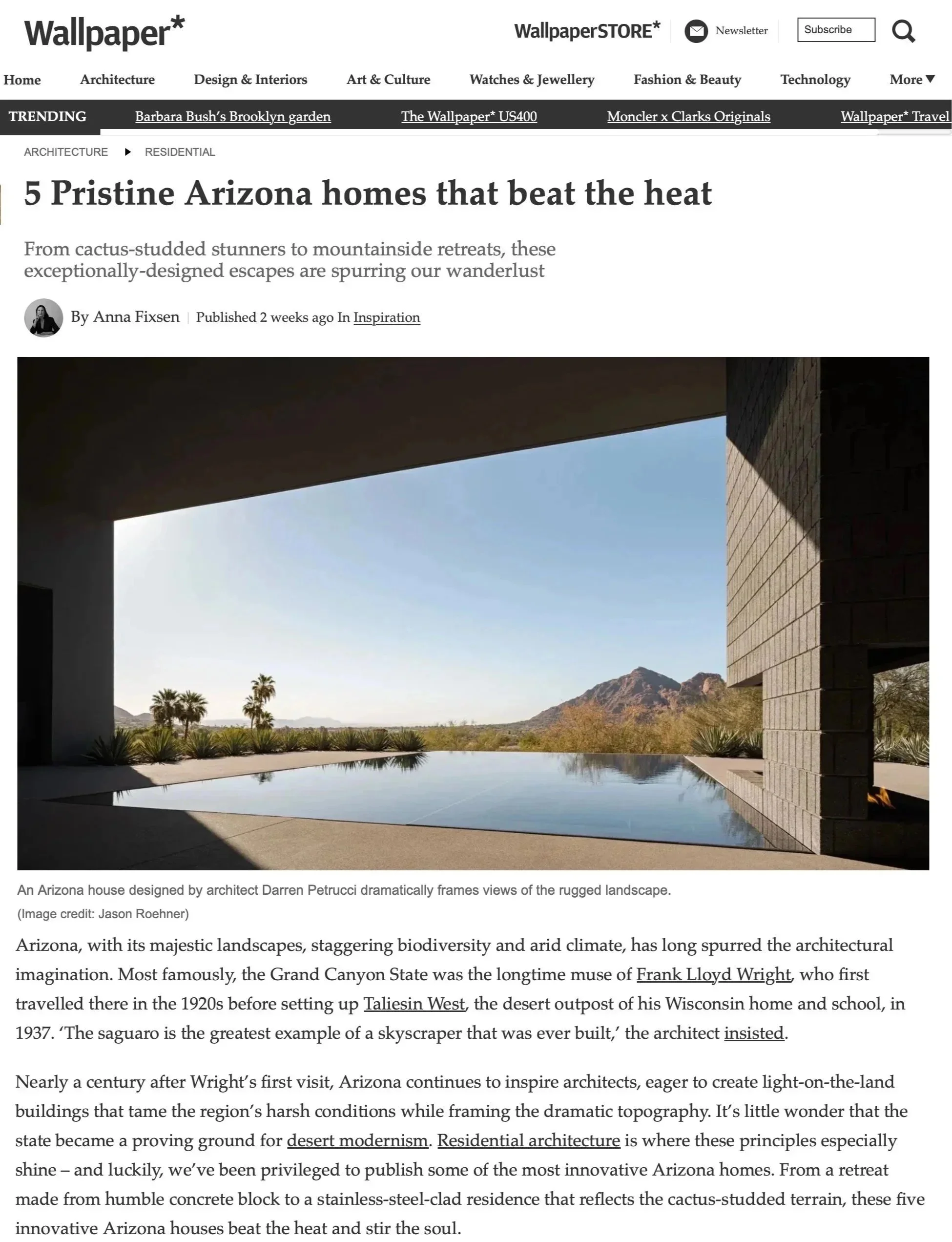 Wallpaper* Magazine
August 2026