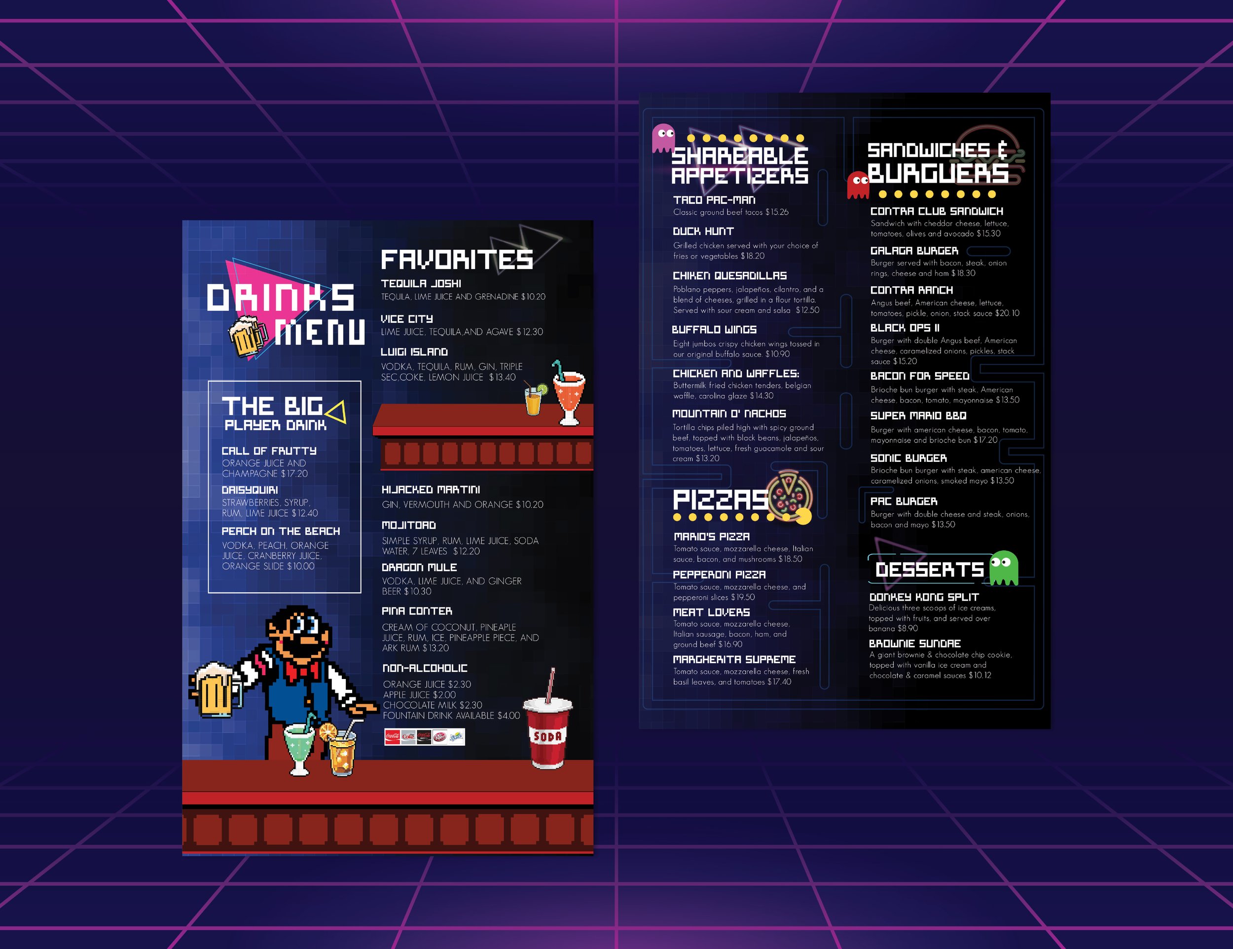 Drinks & Food Menu
