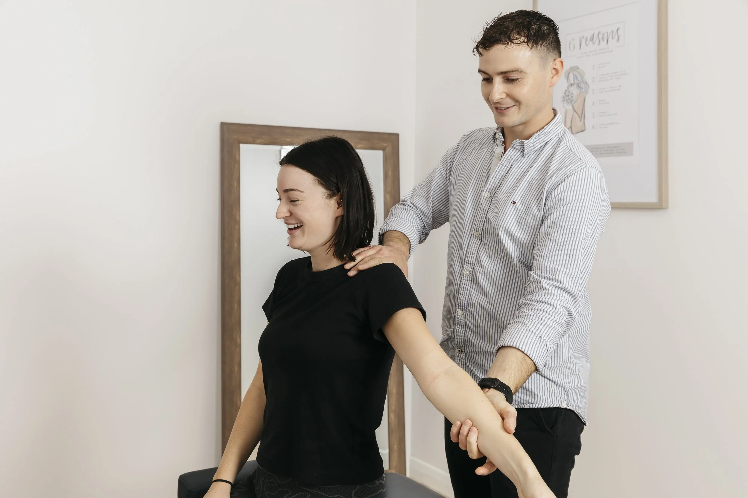 shoulder pain and muscle tension in upper back and shoulder joint