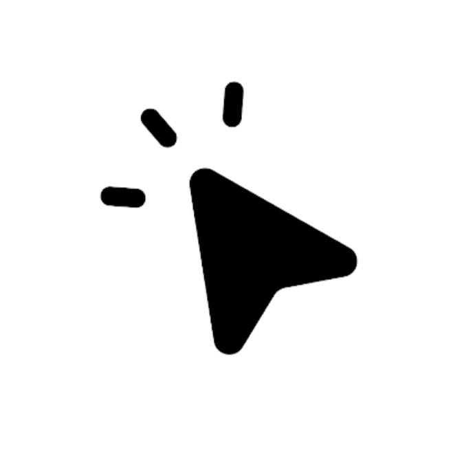 Geometric drawing of an outline square with sections divided by vertical, horizontal, and diagonal lines.