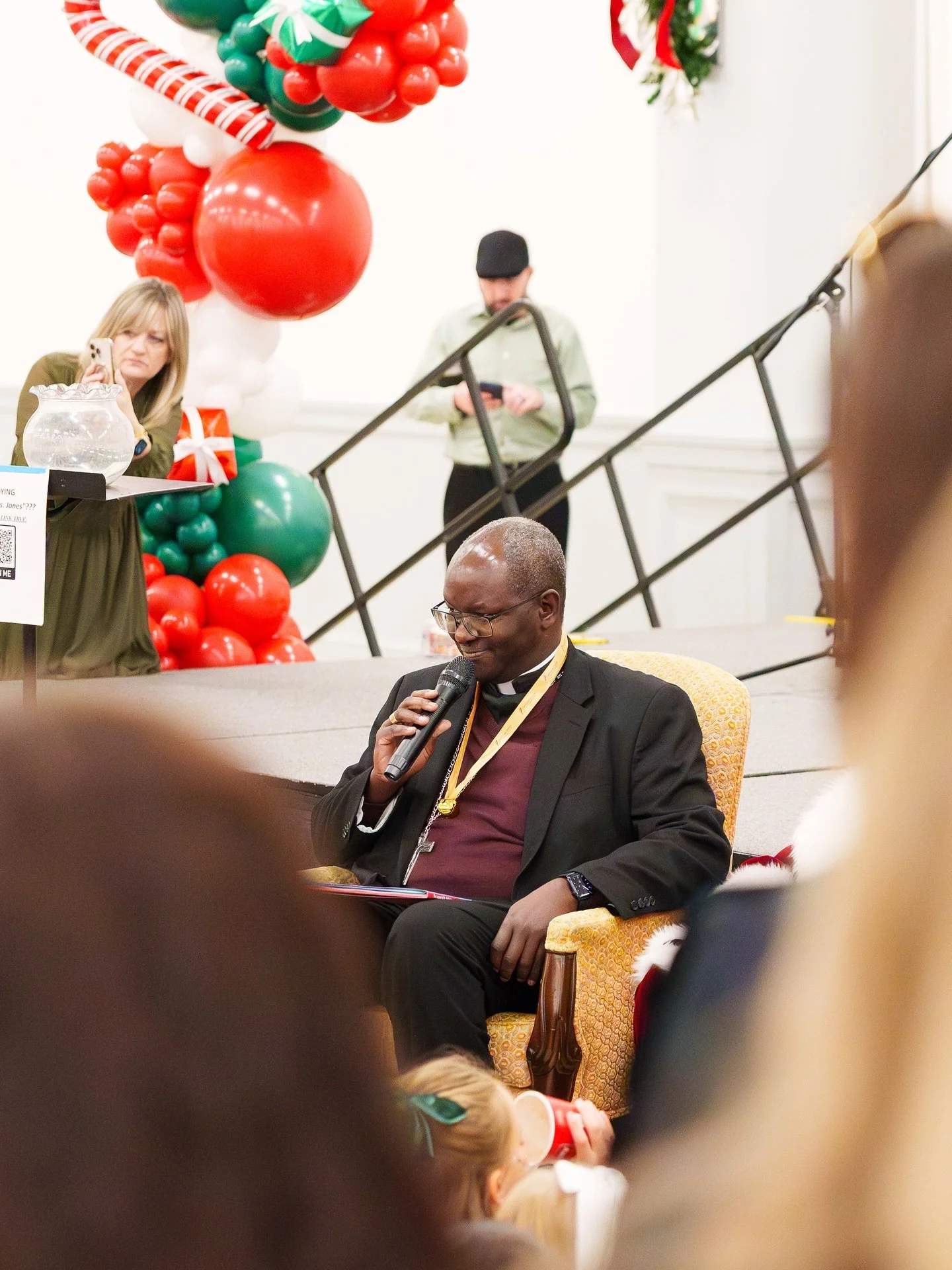 Another successful Cookies &amp; Crumpets with the Catholic Foundation of South Louisiana! Such a great way to lead into the Advent and Christmas season, and an even better time having Bishop Simon Peter Engurait read a story to the kiddos. Always ha