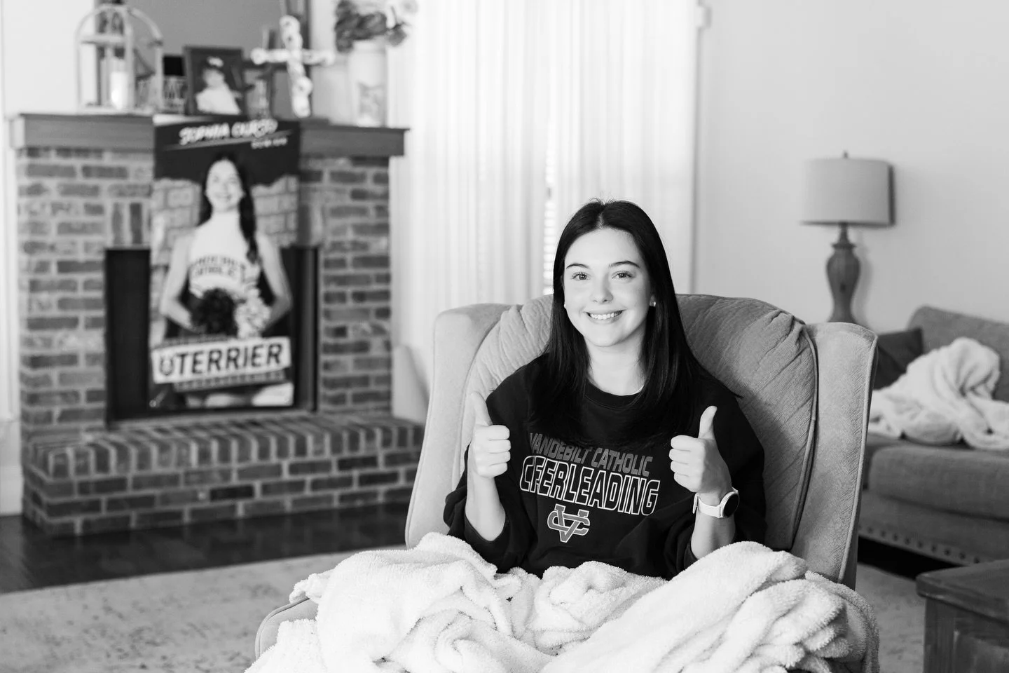 Four more of our eight seniors wrapped their final interviews yesterday. Sophia, Gracie, Morgan, &amp; Alayna. The final ones.

All eight seniors have now shared their stories before Nationals!

Just a pause in the middle of everything as we stand on