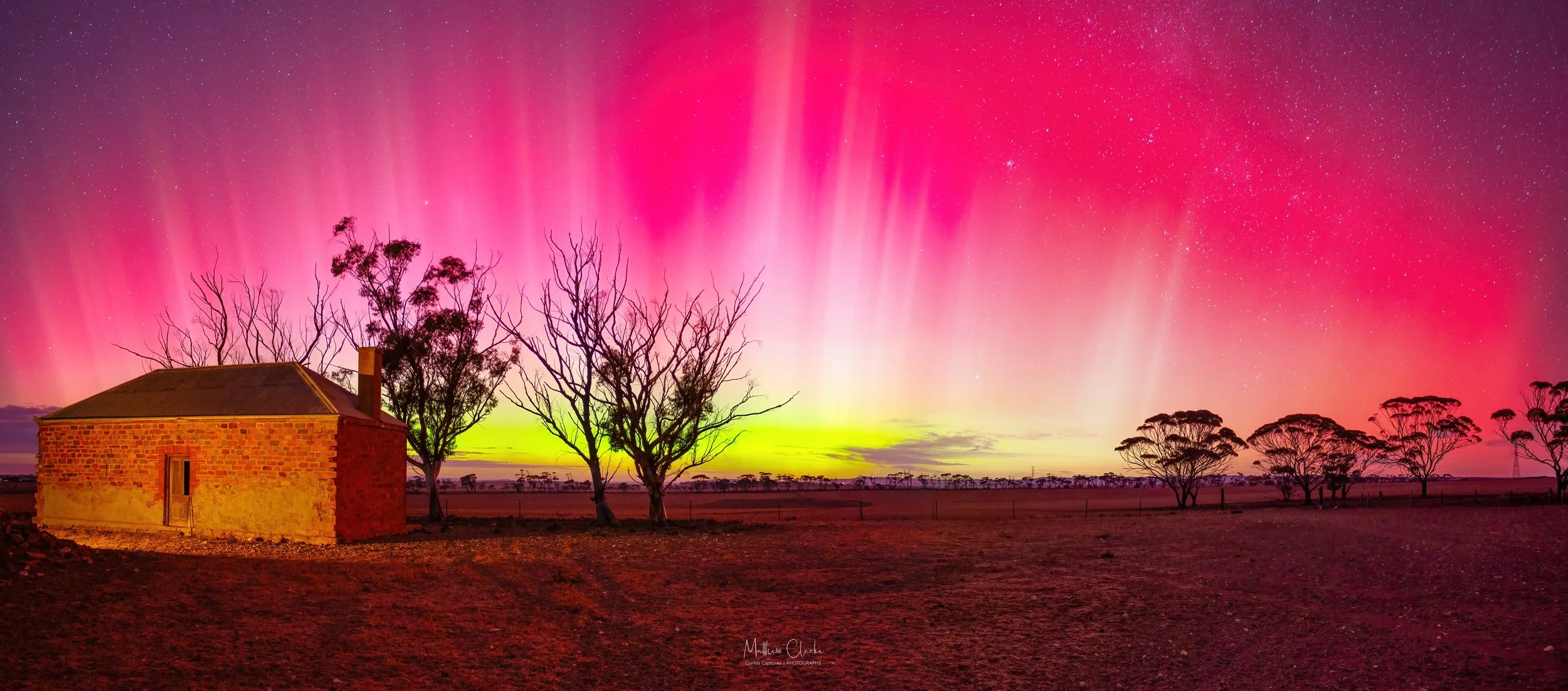 2024 South Australian Aroura captured near Eudunda South Australia. #aurora