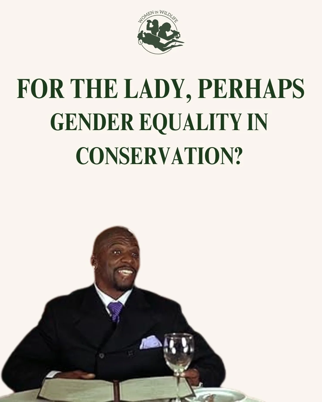 Perhaps not 💅🏼

#wildlife #womeninwildlife #conservation #womeninstem #vetmed