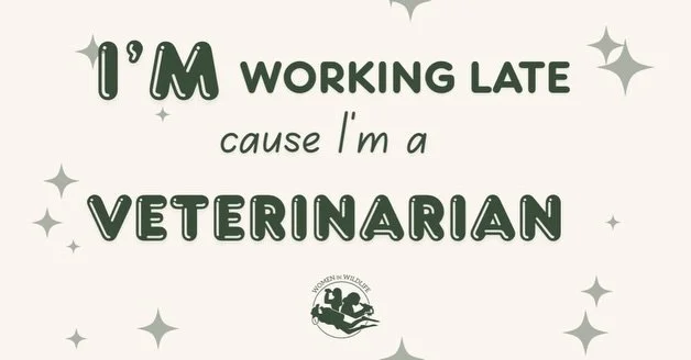I&rsquo;m working late 💅🏼

#womeninwildlife #veterinarian #zookeeper #wildlifebiologist #wildlifephotographer