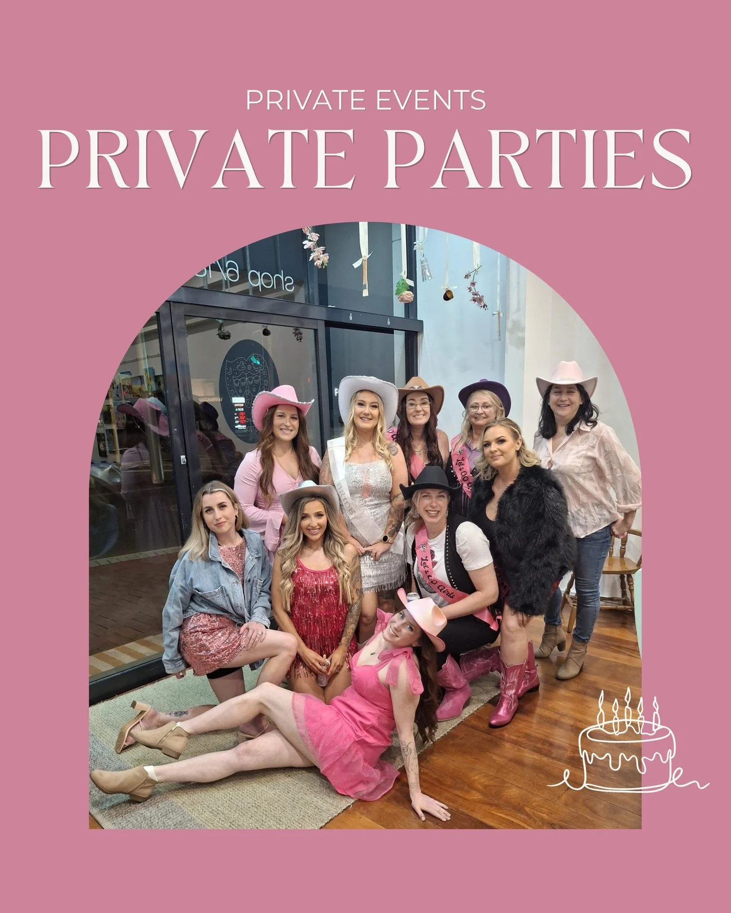 Turn your next event into a Paint &amp; Sip experience 🎨🥂

Looking for a fun, creative and memorable way to celebrate? We&rsquo;ve got you covered with:
◽️ Private parties
◽️ Mobile events (we come to you!)
◽️ Fundraisers
◽️ Or hire our studio spac