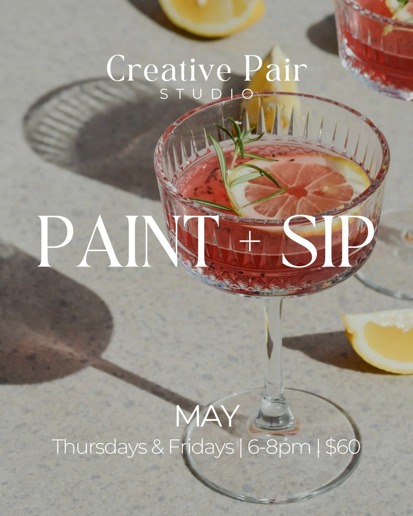 Our Paint &amp; Sip just got an upgrade... introducing the Cocktail Hour painting!

Think good vibes, guided art and a complimentary glass of bubbles on arrival 🥂

No experience needed - just bring your friends (or come solo and make new ones).

$60