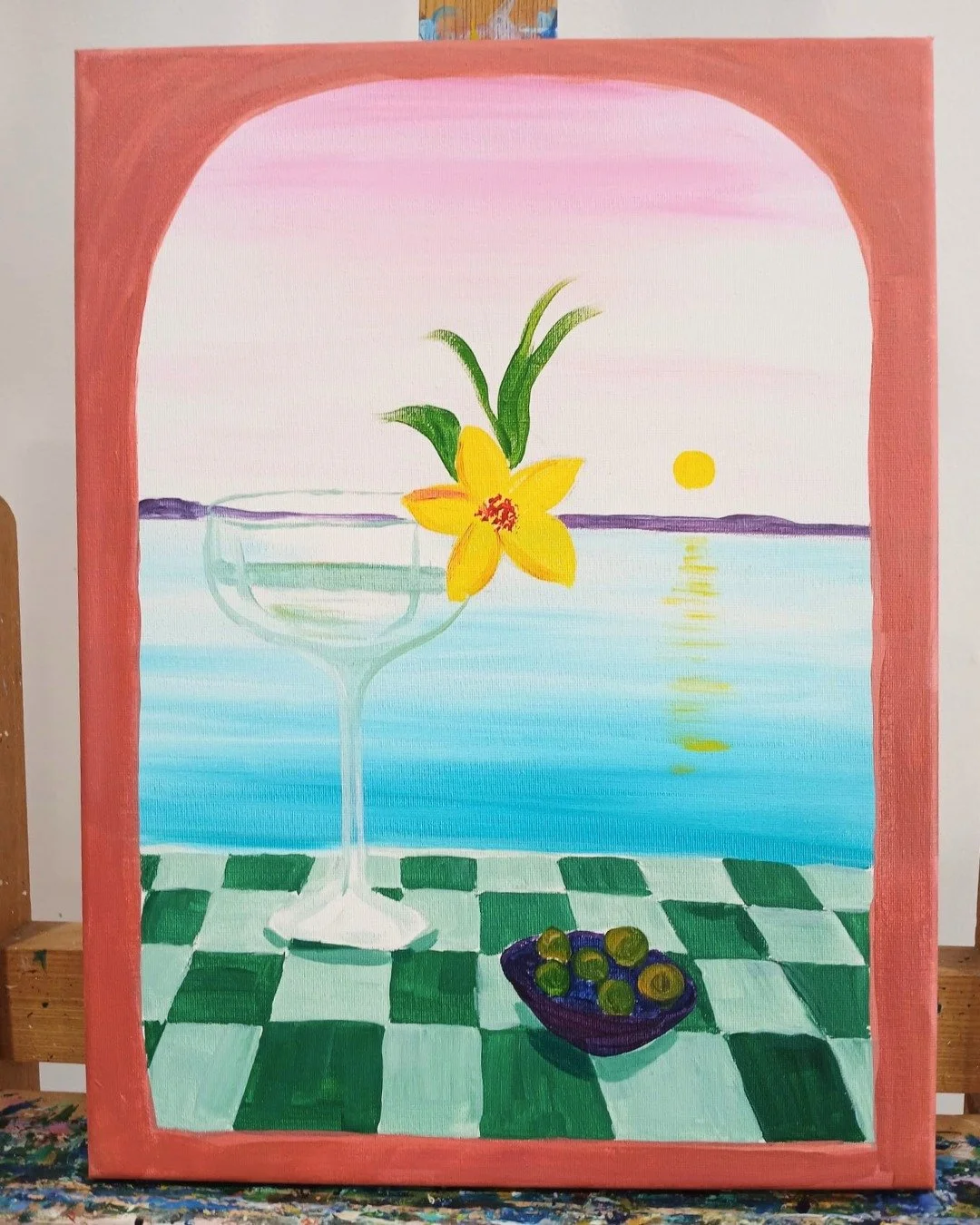Introducing our newest Paint &amp; Sip artwork, Golden Hour! 🌇 🍹A dreamy sunset inspired session designed to help you switch off, slow down and make something beautiful.

No experience needed, just good energy and a willingness to get creative.

🗓