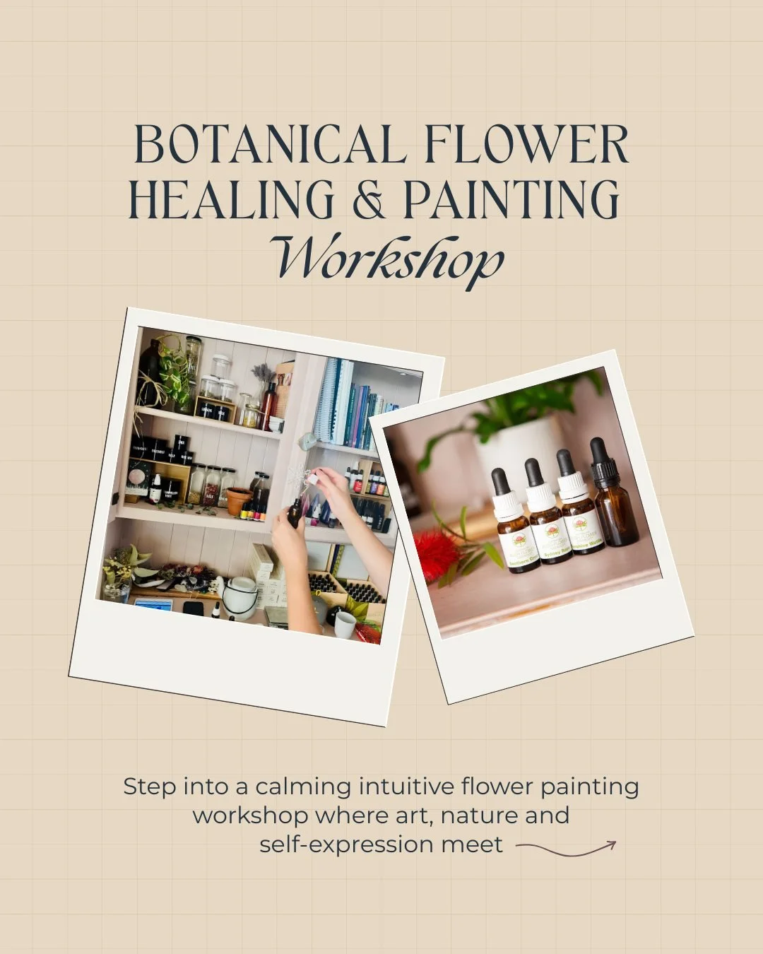 Step into a calming, intuitive flower painting workshop where creativity and self-expression meet 🌿✨

This immersive 3 hour experience includes:
🌸 A presentation on Australian Bush Flower Essences
🌸 The opportunity to experience Turkey Bush essenc