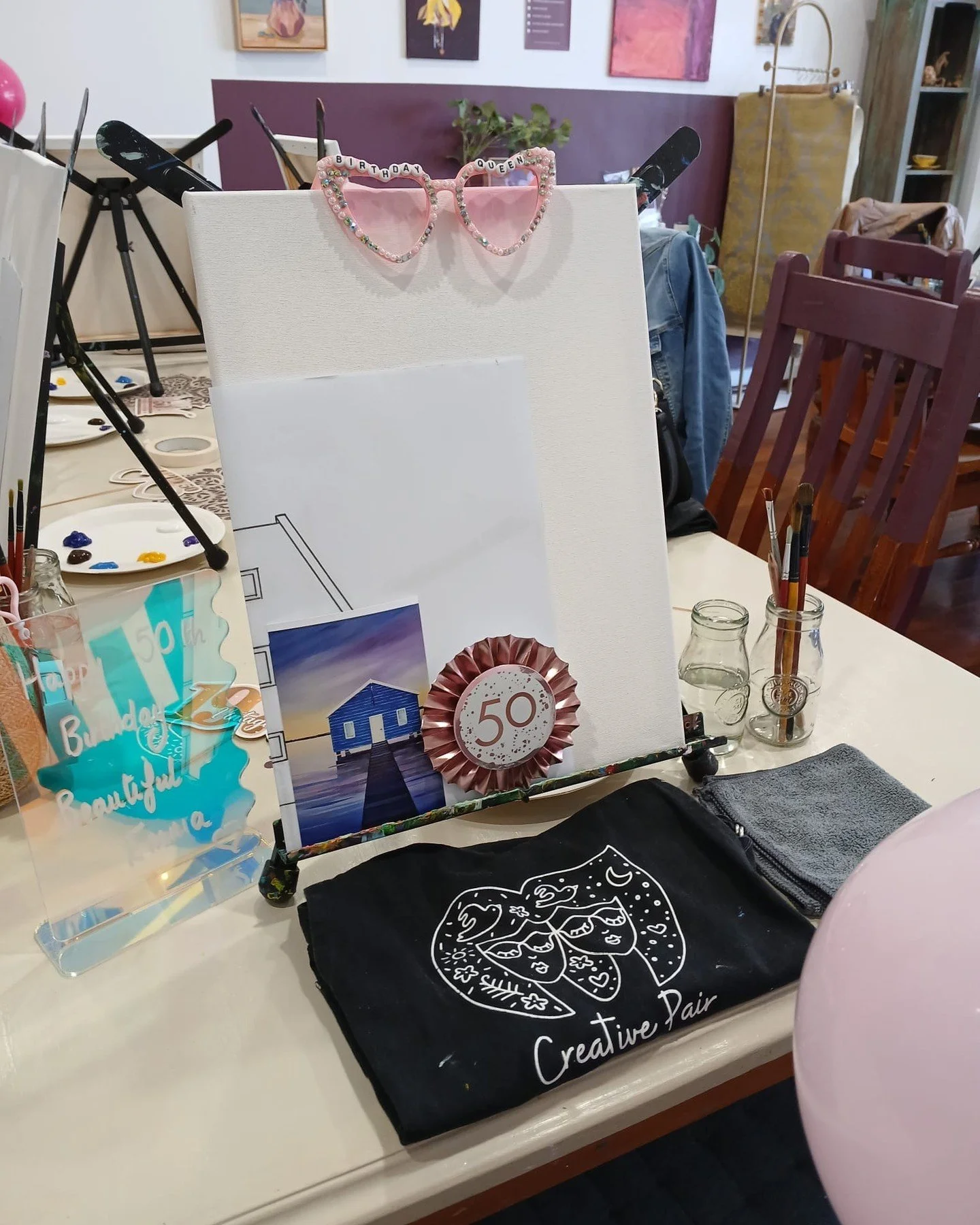 Turning milestones into memories 🎉✨ 50th birthdays, hens parties, team events or just an excuse to get your favourite people together - Creative Pair private parties are all about creating something fun, personal and unforgettable.

Enquire now to b