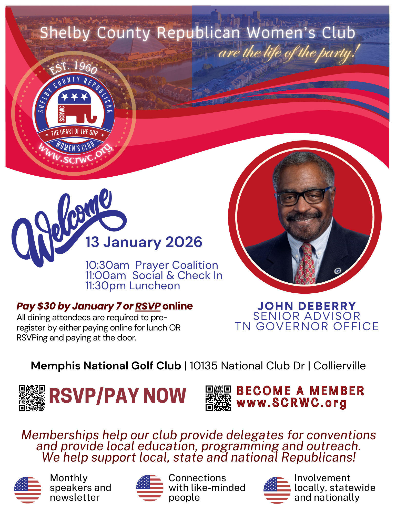 January Luncheon with John DeBerry