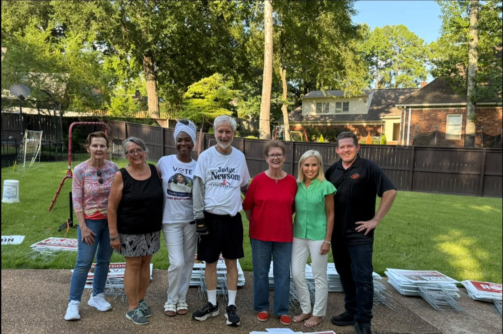 Candidate Sign Distribution Efforts