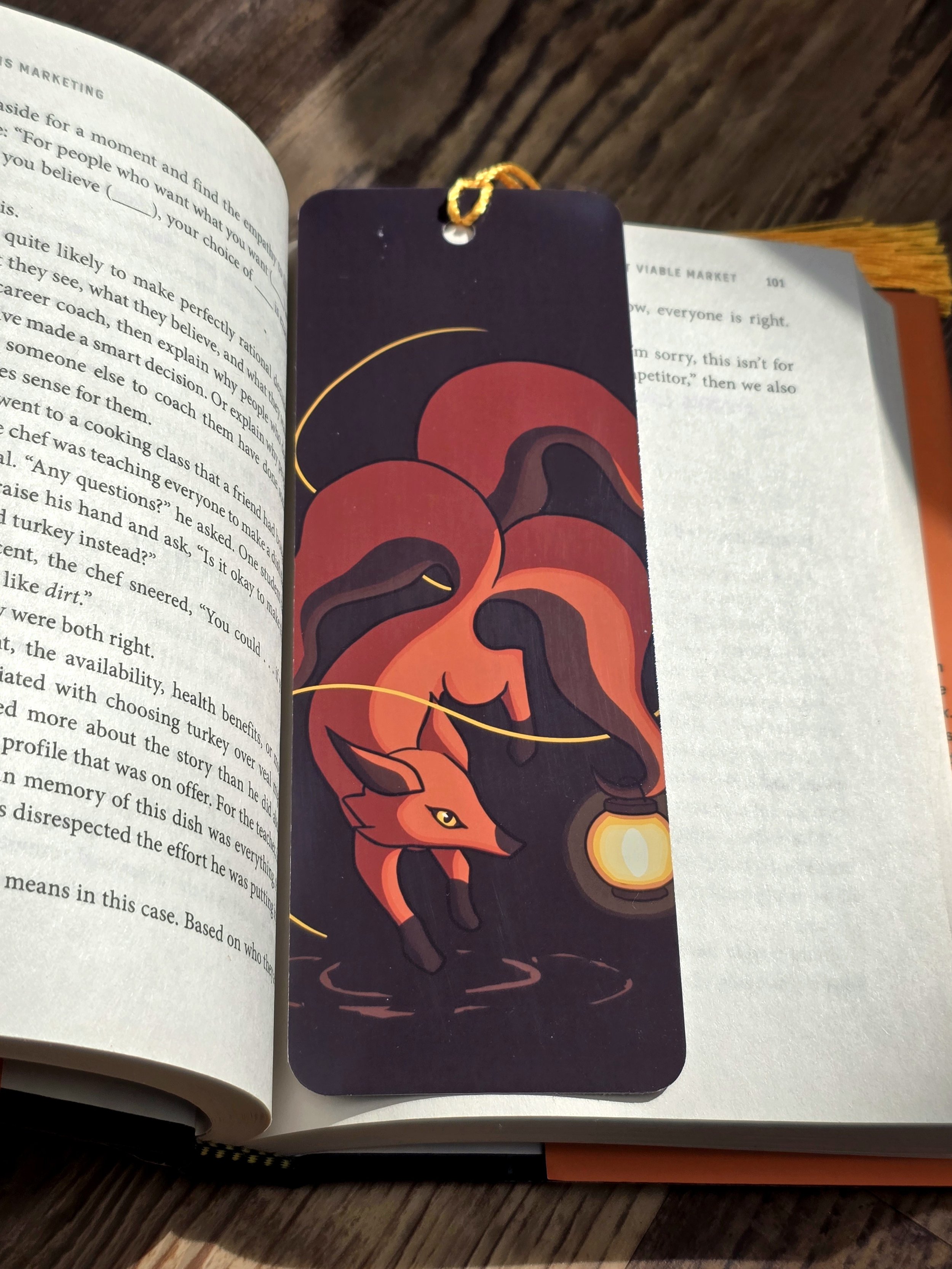 Fox Animal Bookmark