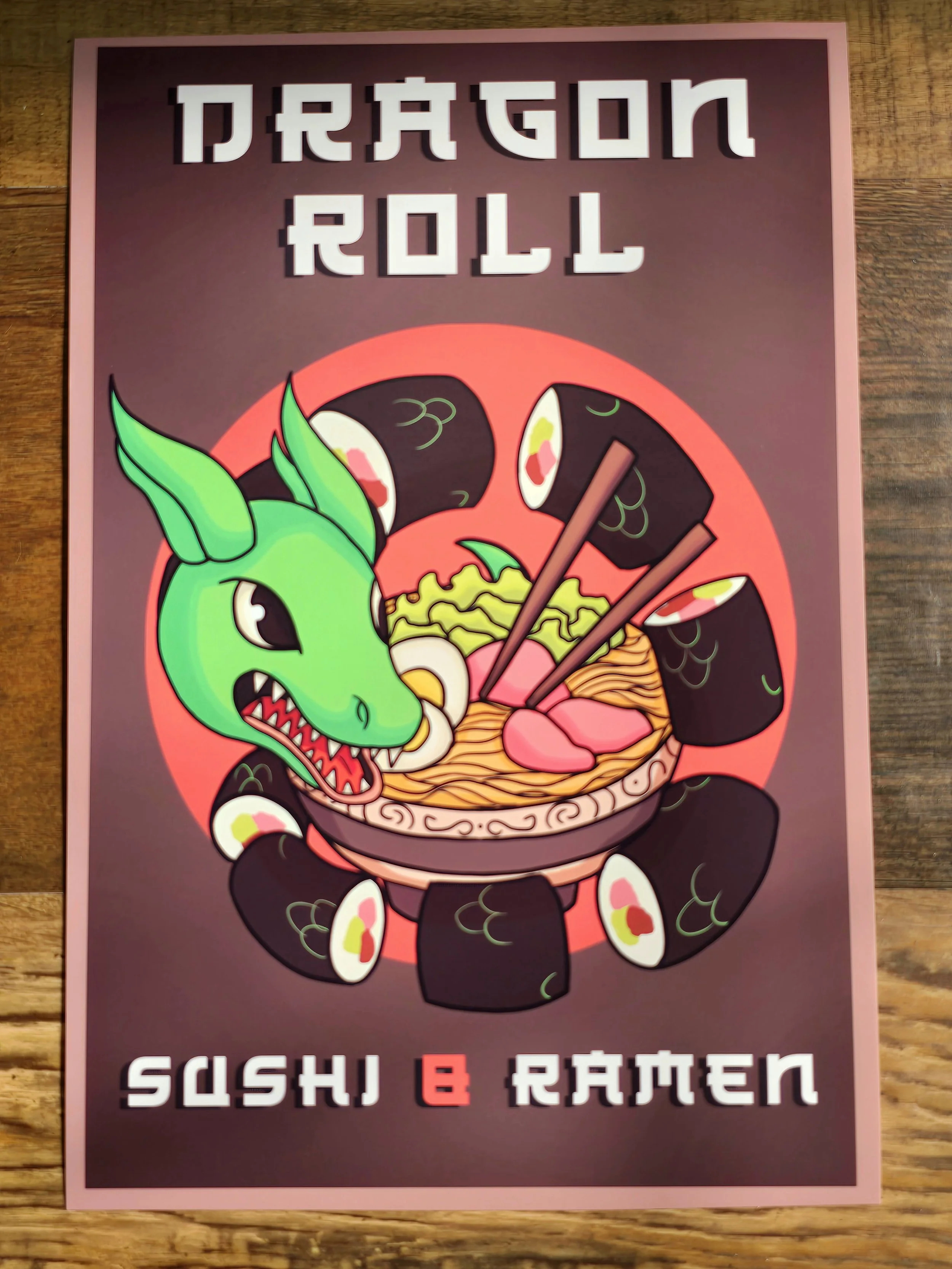 Dragon Sushi Poster