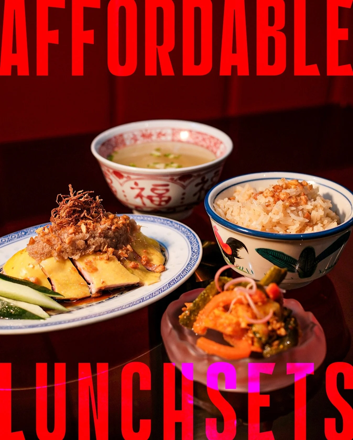 Comfort on a plate.

Our Chicken Rice Lunch Set brings together silky chicken, fragrant rice, savoury sauces, and fresh greens &mdash; a heritage favourite made with heart.

Your weekday lunch, upgraded.

#SingaporeSoulFood #SGHeritageCuisine #TasteO