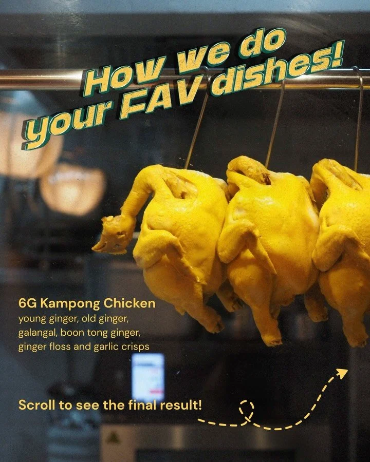 Find out how we make our ICONIC 6G Kampong Chicken, made with 6 (why not 7..67..) different kinds of garlic. Sounds appetising? Come down TODAY and taste it for yourself! 🤤🐓

Book NOW 💪 Link in BIO ❤️

#choonhoyparlor #SGEats #Chicken #BookNow #cn
