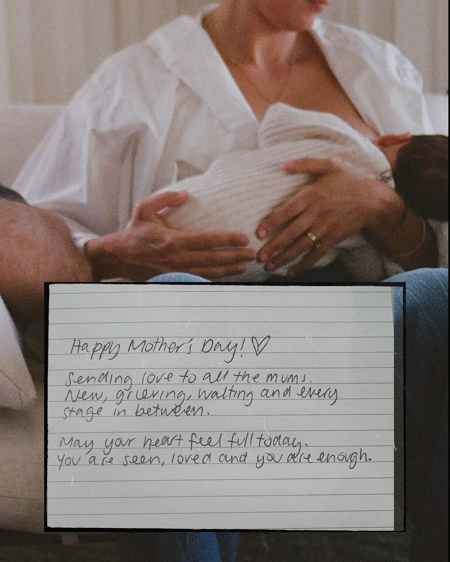 Happy Mother&rsquo;s Day! An extra special one for Millie and I this year, celebrating our first Mother&rsquo;s Day!

Sending love to all the mums. New, waiting, grieving and every stage in between.

May your heart feel full today. You are seen, love