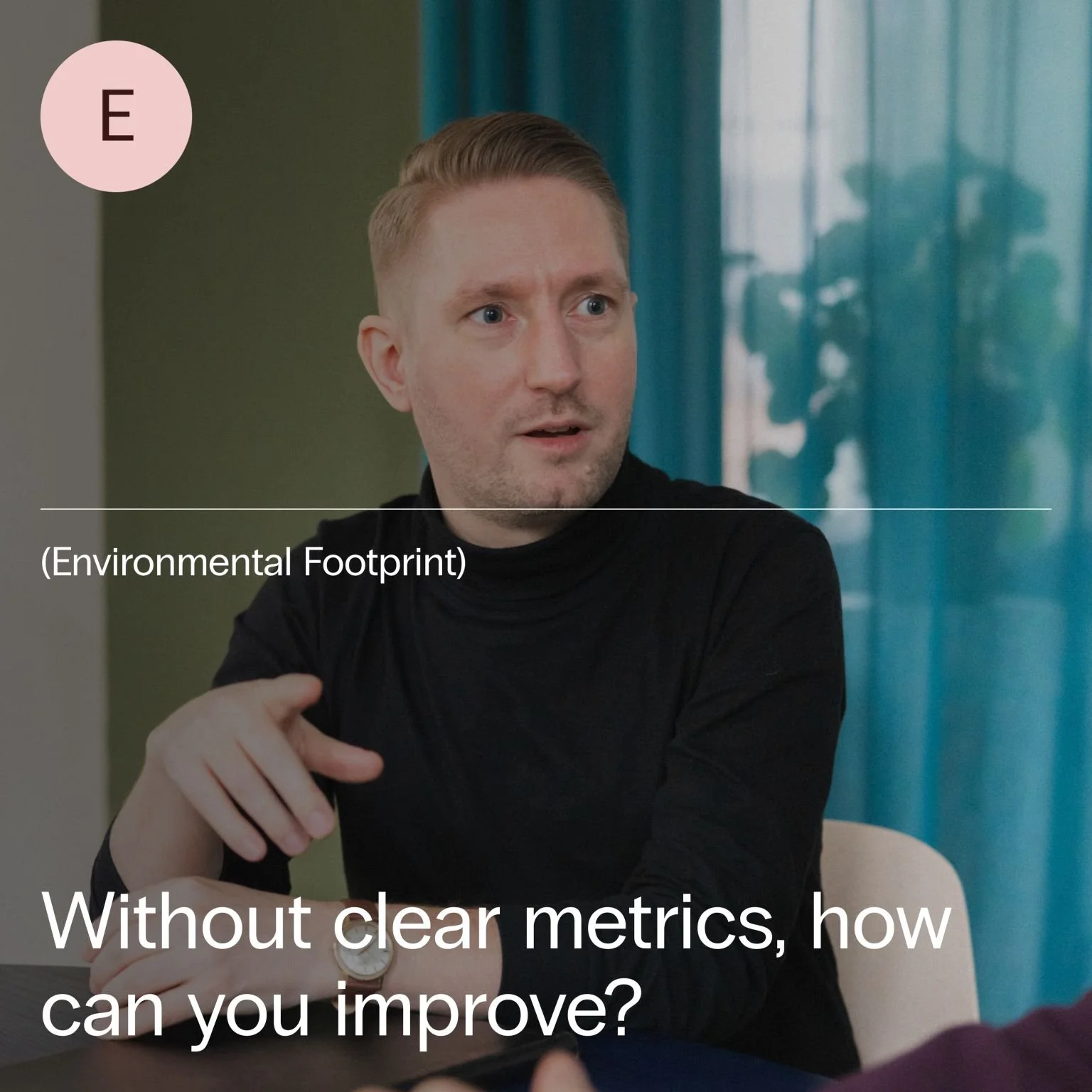 E is for Environmental Footprint