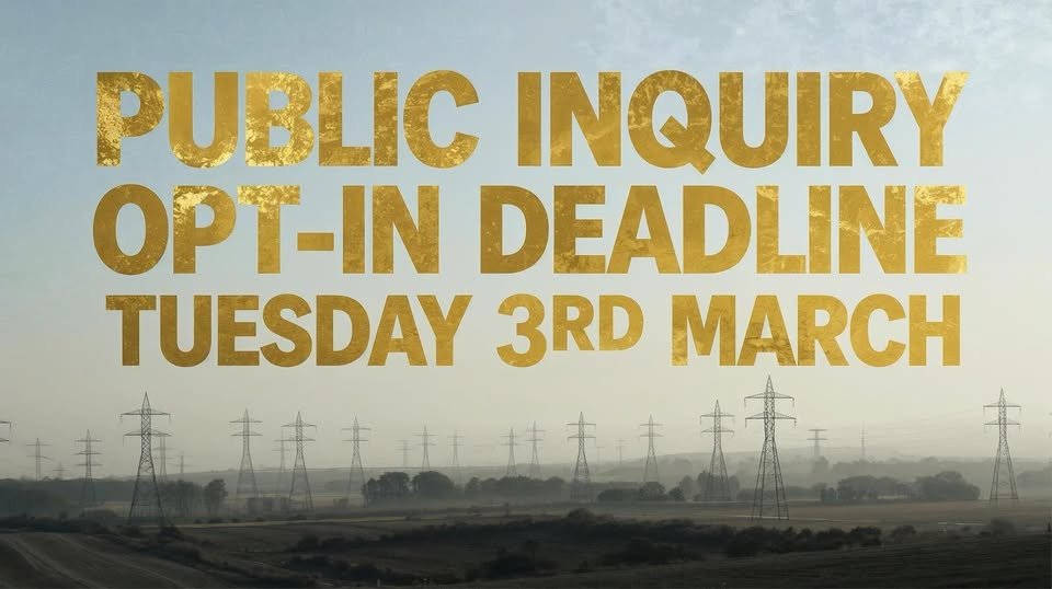 The deadline for “opting-in” to the TKUP Public Inquiry is this Tuesday, 3rd March.
