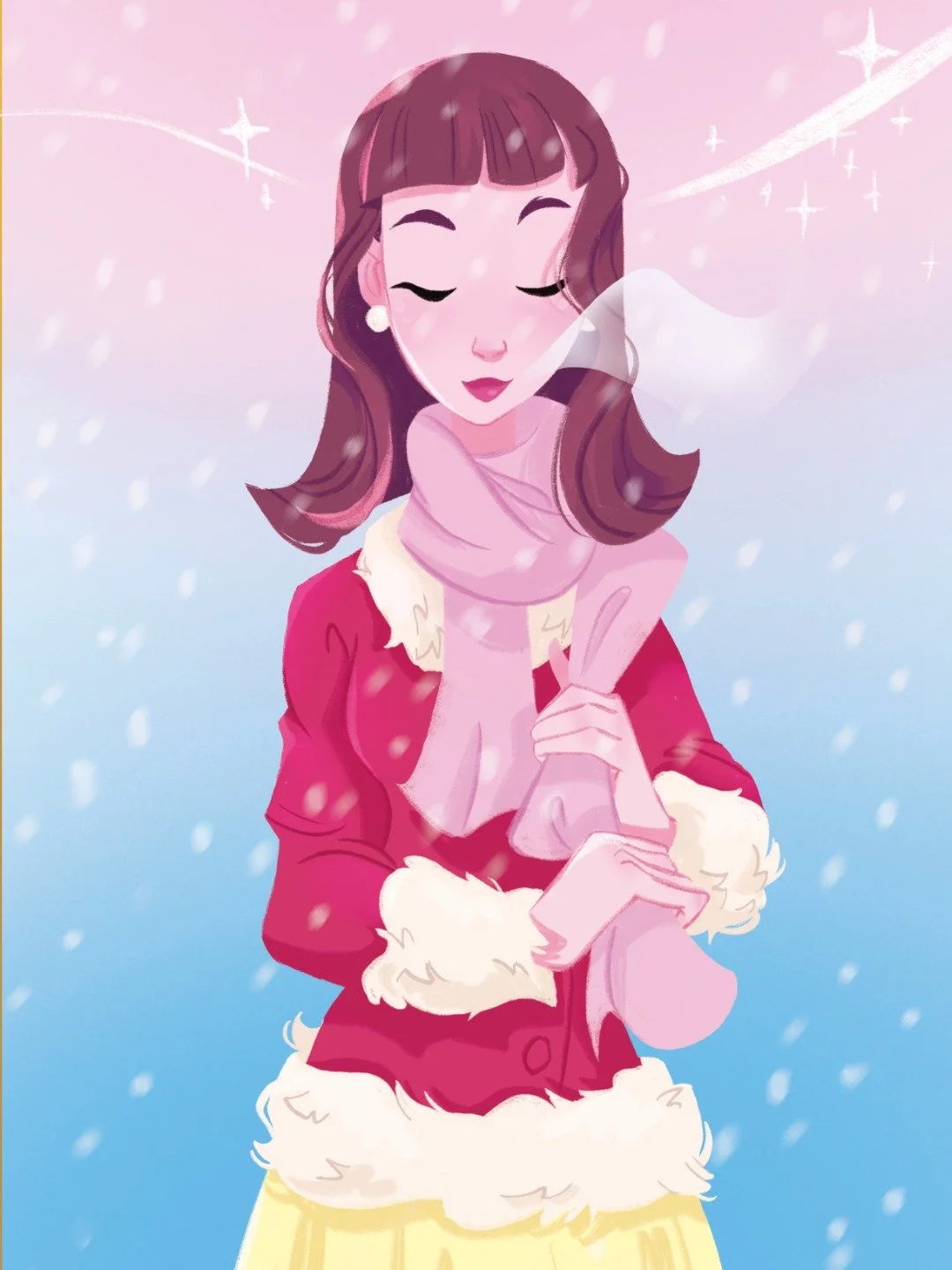 You know the feeling when the snow falls and the world just gets &hellip; quiet - that&rsquo;s the kind of peace we&rsquo;re meant to feel as we light the final advent candle 🕯️😌 It&rsquo;s almost Christmas! ✨