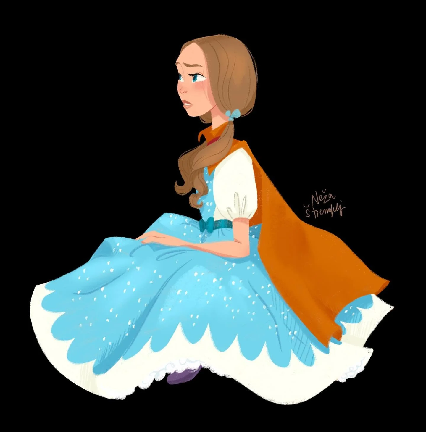 Holly the Heroic 🧝&zwj;♀️✨

One of the things I love most about drawing fanart is exploring costumes I&rsquo;m in love with (this one included!). Every piece sneaks a few design lessons into my visual library &mdash; slowly shaping my own characters