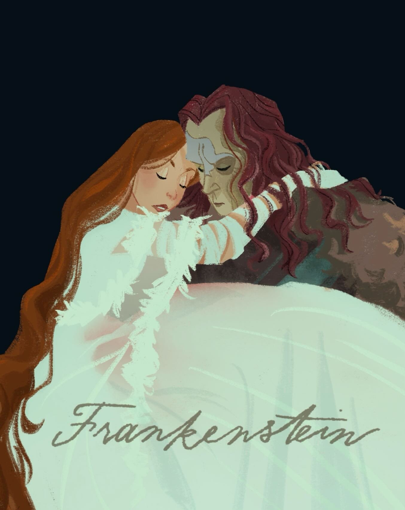 &ldquo;Let us be monsters together.&rdquo; 🥹

I watched @frankensteingdt over the holidays and I&rsquo;m still thinking about it. The moment I saw this scene, I knew I had to draw it 😌