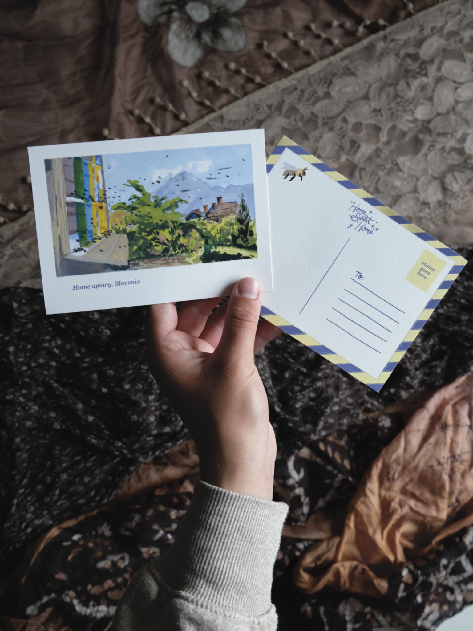 Apiary — Art Postcard