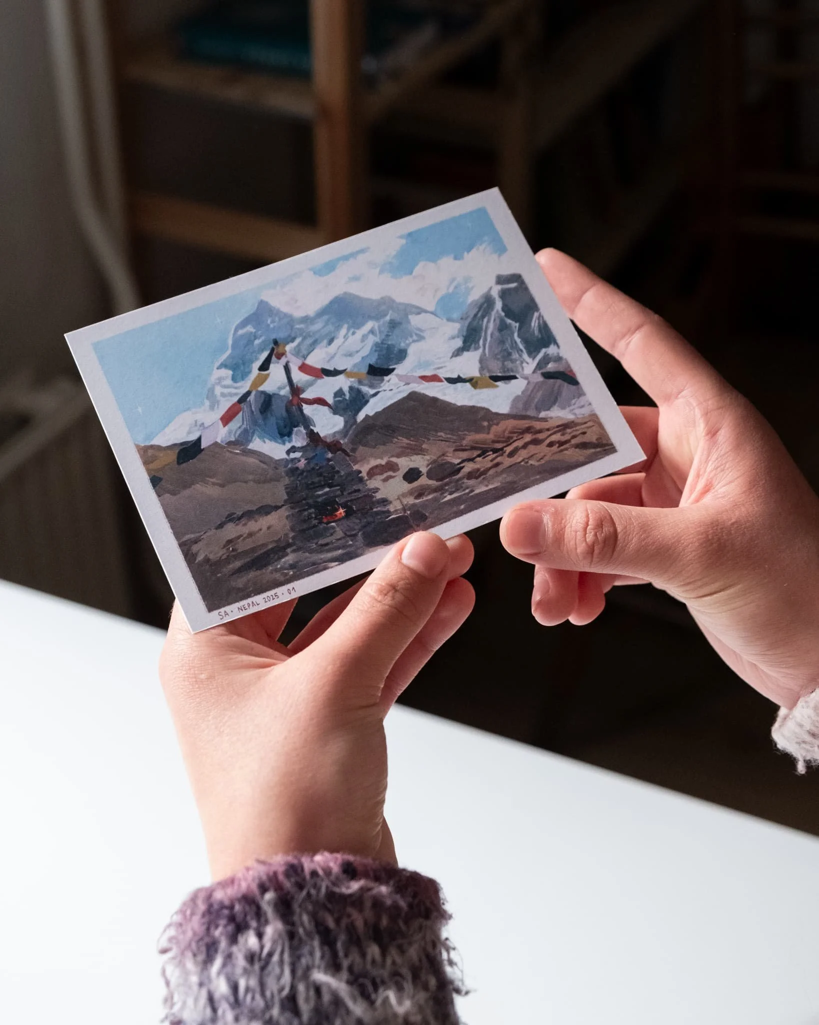 Makalu Base Camp — A6 Postcard