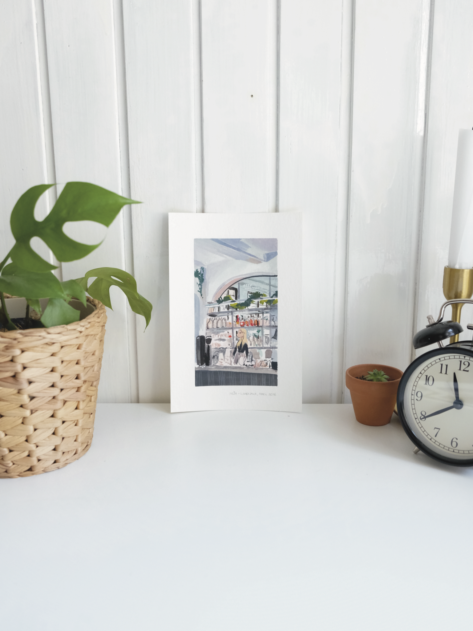 Coffee Shop — Original Painting
