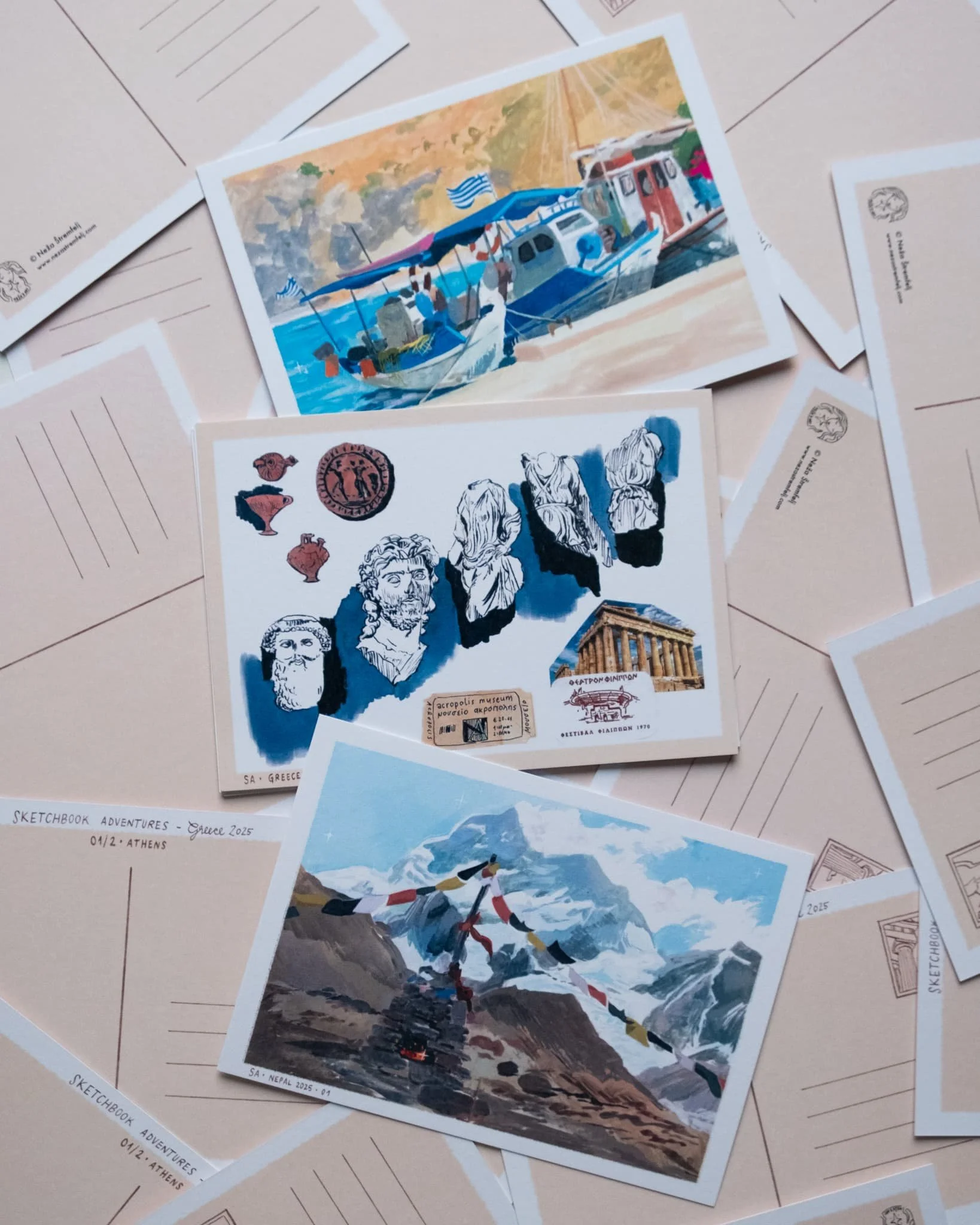 Adventure Bundle - 3x A6 Postcards