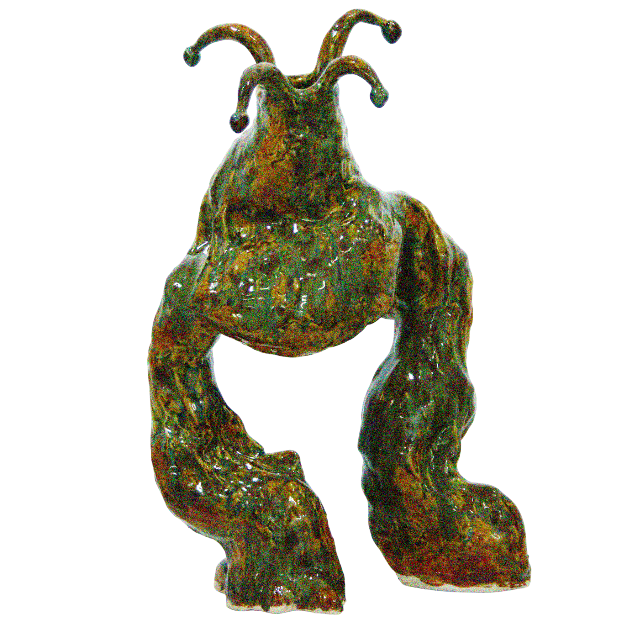 Jester, Paperclay, Mixed Glaze, 2022
