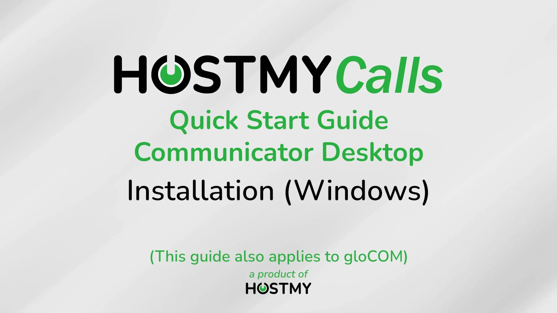 Comunicator Desktop HostMy's Communicator Tutorials for Windows & macOS
