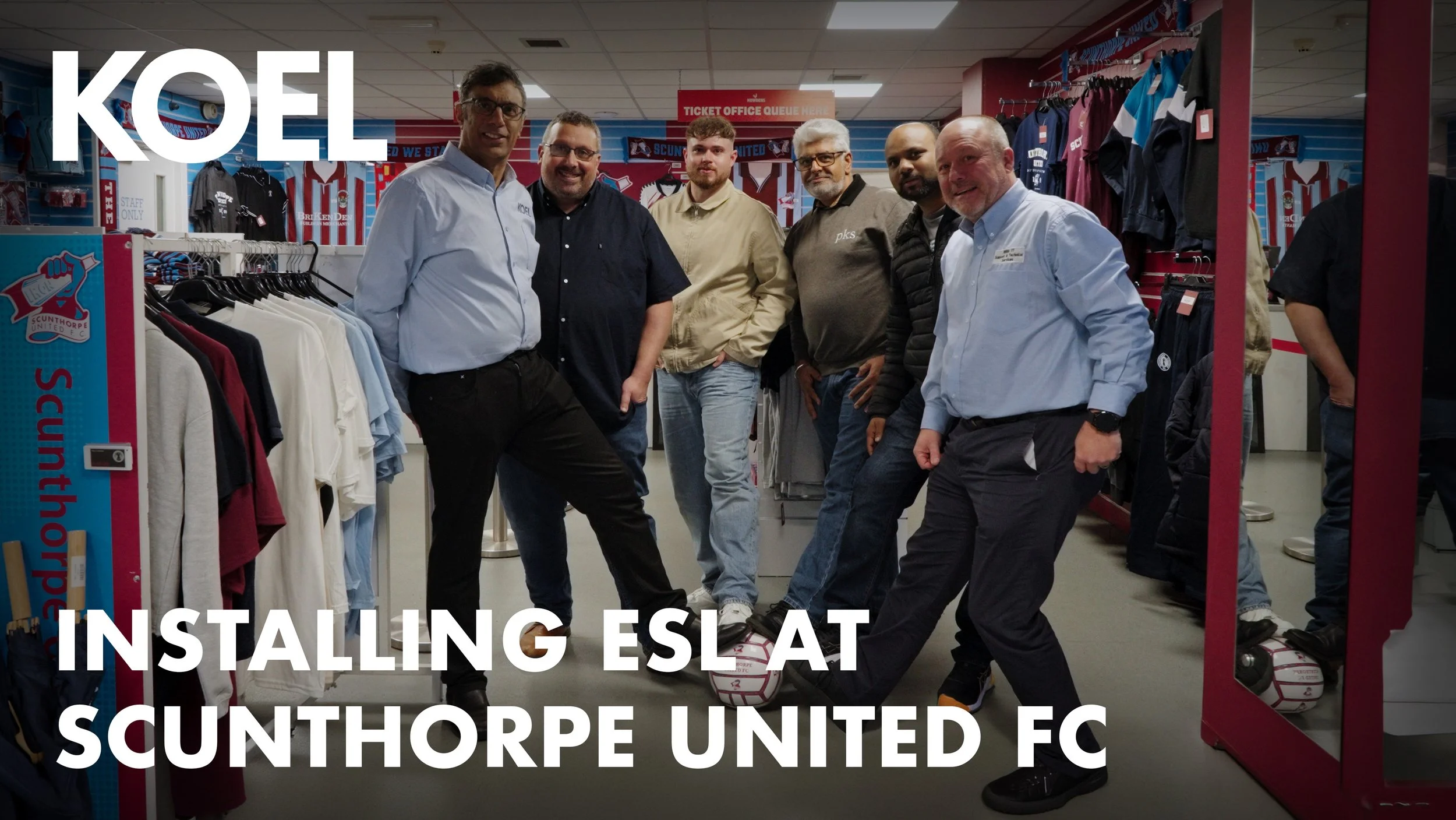 Scunthorpe United FC Modernises Club Store with KOEL